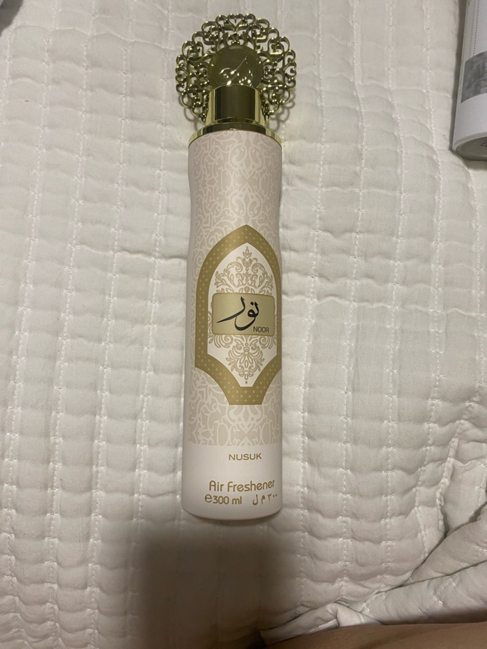 Noor Nusuk Gold & Cream Air Freshener